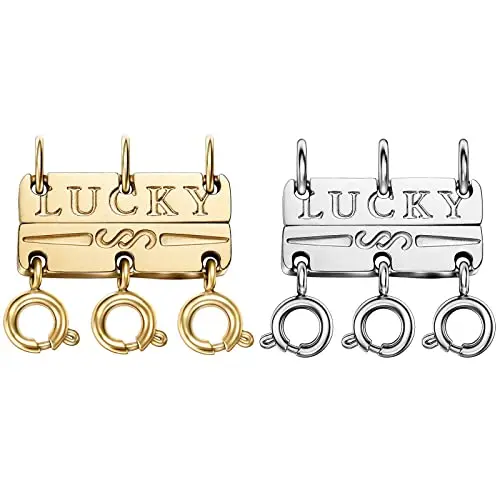 Two Triple Gold and Triple White Gold