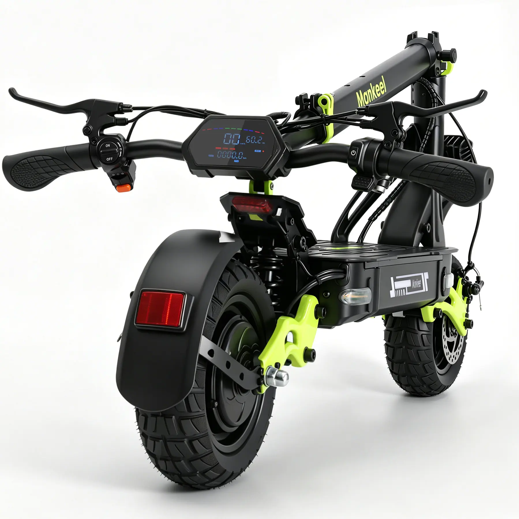 Mankeel Dual Drive 1600W/1200W Electric Scooter for Adults, 43MPH/ 34MPH Max Speed, 43MIles/34Miles Max Range, 60V 20.8/ 15.6Ah Long Range Battery, 11" Tubeless Tires, Dual Disc Brakes & Rubber Suspension, Foldable Commuter E-Scooter, Max Load 265Lbs
