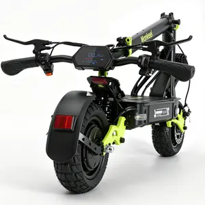 Mankeel Dual Drive 1600W/1200W Electric Scooter for Adults, 43MPH/ 34MPH Max Speed, 43MIles/34Miles Max Range, 60V 20.8/ 15.6Ah Long Range Battery, 11" Tubeless Tires, Dual Disc Brakes & Rubber Suspension, Foldable Commuter E-Scooter, Max Load 265Lbs