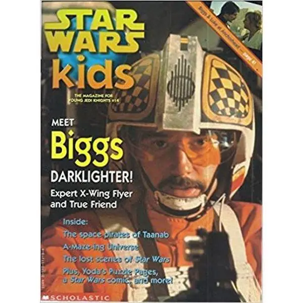 USED-Star Wars Kids Young Jedi Knights Vol. 14 with Bonus Premier Issue Darth Maui and Bossini Collectible T-shirt Iron-ons (Meet Biggs Darklighter! Expert X-Wing Flyer and True Friend, 14) by Scholastic (Paperback)