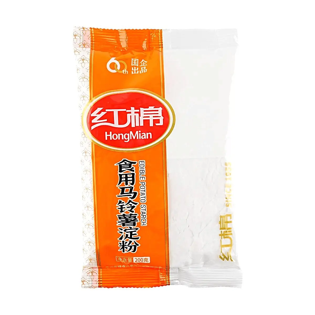 Hongmian Potato Starch 200g Pure Edible Starch for Cooking Baking Thickening Authentic Chinese Brand