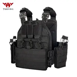 YAKEDA 1000D Polyester Wear-Resistant Tear-Proof Hunting Vest, Multi-Pocket Training Backpack, Suitable for Hunting, Training, Outdoor Survival