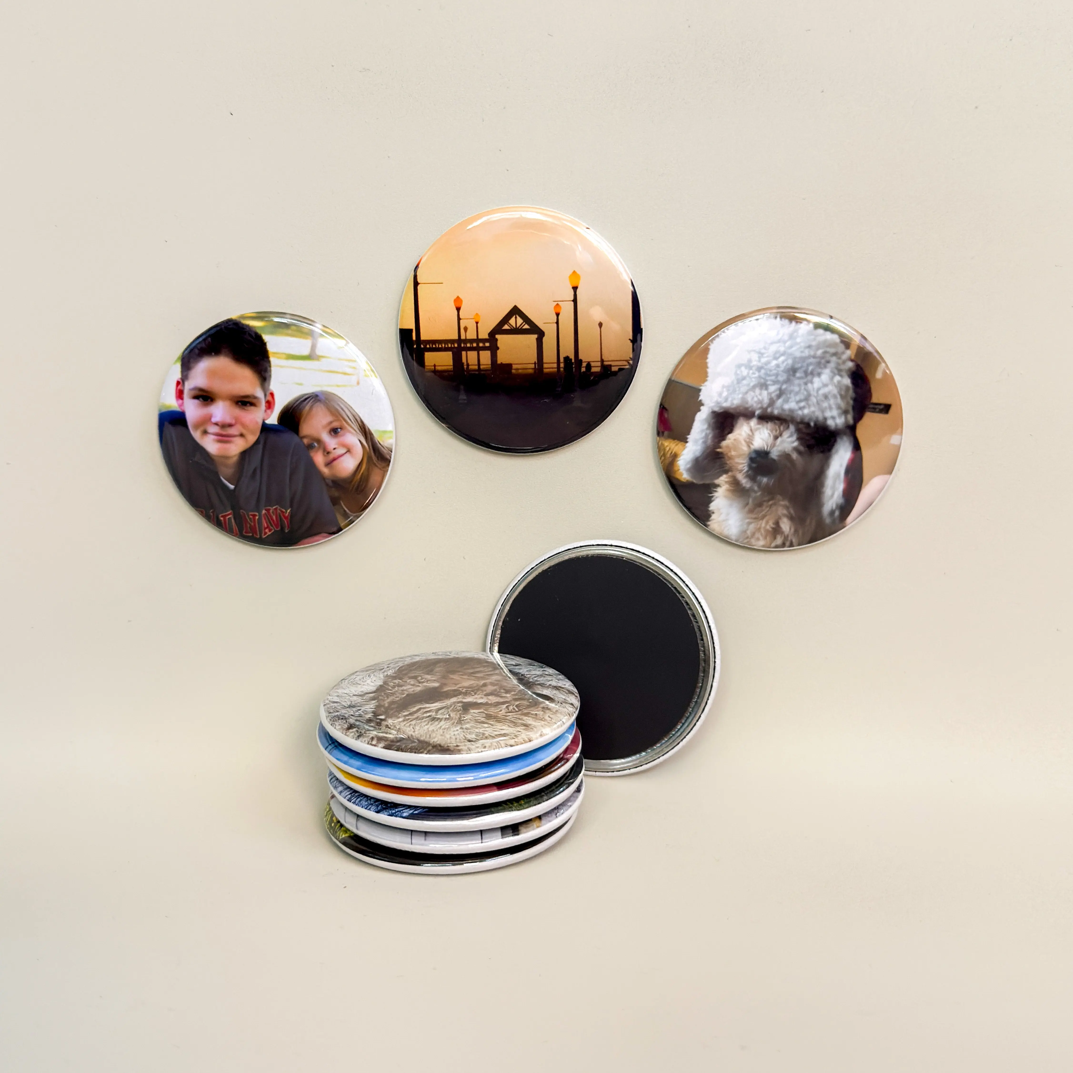 2.25 inch Round Custom Photo Magnet