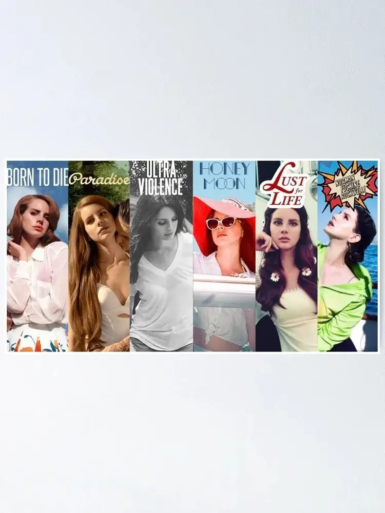 Collage Best Album Covers LDR Poster