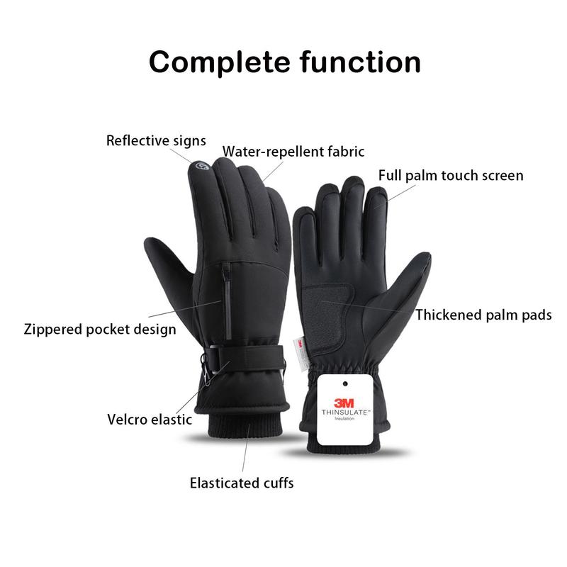 【TikTokShopBlackFriday】Warmest Winter Ski Gloves, Water Resistant Windproof Anti Slip Warm Glove, Ideal for Cold Weather, Hands Warm for Hiking Driving Running Bike Cycling, hashtag, TikTokShopCyberMonday, Christmas Gift