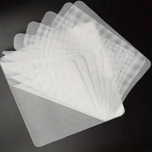 10Pcs 14x14 Inch Silicone Dehydrator Sheets for Food Dehydrator & Freeze Dryer, Fine Mesh Dehydrator Sheets Used For Growing Microgreens