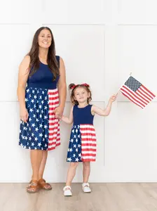 Mom & Me American Flag Dress