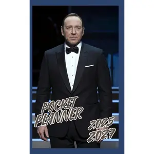 2025-2027 Pocket Planner: Small 3-Year Monthly Calendar for Purse | 36 Months from January 2025 to December 2027 | Beach Cover, purse size, with ... Vision Board (Size: 4x6.5) ,Kevin Spacey’s Paperback – September 10, 2024