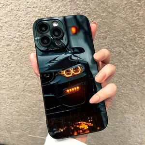 A New Stylish Rain-Themed Sports Car Phone Case Is a Hot Seller - Compatible with for iPhone 17 Air 16 15 14 13 12 11 Pro Max Plus, Offering Full Protection Against Drops And Shocks / Printed Phone Case / UV Phone Case / New Model Phone Case, Perf