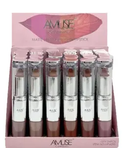 AMUSE Cosmetics Matte Long Lasting Lipgloss Lipstick - Velvety Smooth High-Quality Formula Multicolor Makeup Cosmetic Item No. LIP290