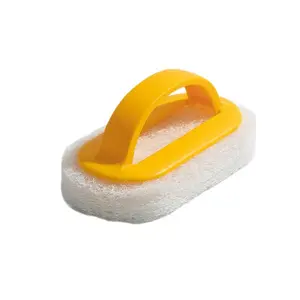 Household Multi-Functional Cleaning Brush with Kitchen Sponge Handle, Home Care Squeegee Tool