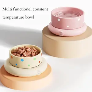 Pet Constant Temperature Water Dispenser, Cat Heated Bowl for Winter, Feeding & Watering, Yogurt Maker, Cat Winter Drinking Bowl, Automatic Water Feeder