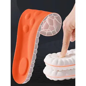 High Elastic Latex Insoles, Shock-Absorbing And Cushioning, Arch Support Sports Shoe Insoles, Breathable, Women Shoes, Men Sneakers, Winter Shoes