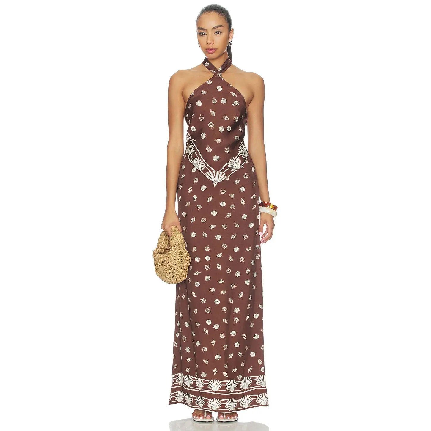 Show Me Your Mumu Bianca Maxi Dress in Cocoa Coast