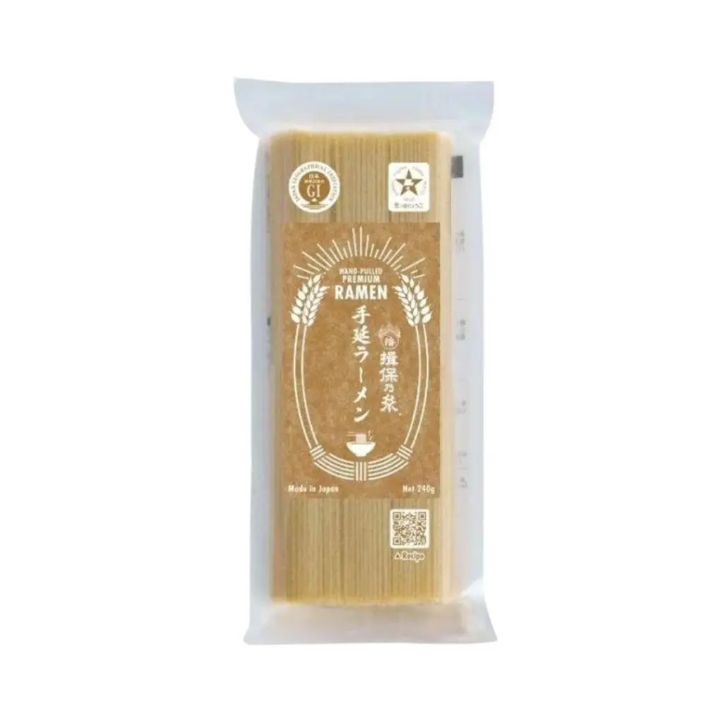 Takada Shoten Ibonoito Hand-Stretched Dry Instant Soup Noodle, Ambient Pantry Food - 240g
