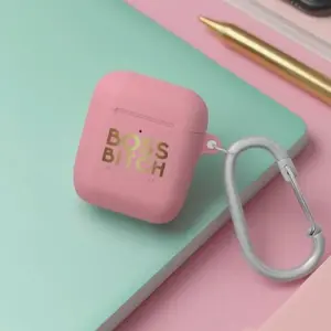 Stylish AirPods Case - "BOSS BITCH" Design for Empowered Individuals Audio Headphone