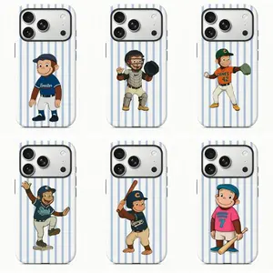 Curious George Baseball - Themed Phone Cases For iPhone 17 16 15 14 13 12 11 Pro Max Plus Air & Galaxy S22 23 24 25 The Best Halloween Gifts Fans Phone Case Cover