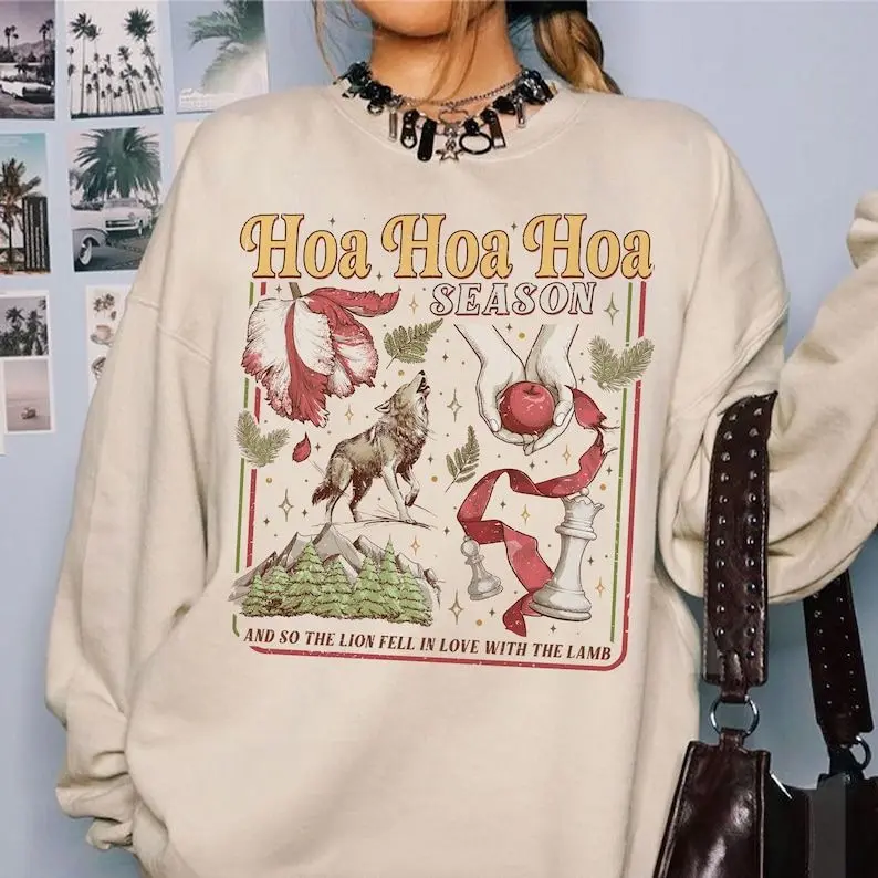 Twilight Inspired Sweatshirt, Hoa Hoa Hoa Season Vampires Shirt, City Of Forks Vampires Wolves Crewneck, Book Lover Gift