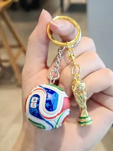 2026 Usa Mexico World Cup Soccer Keychain, Fan Souvenir Gift with Premium Gift Box for Football Lovers, Unique Collectible Accessory