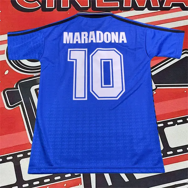 94 Argentina Maradona 10 Away Vintage Classic Quick Dry Soccer Jersey 94 Argentina Maradona 10 Away Vintage Classic Quick Dry Soccer Jersey
