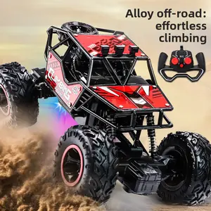 Children's Off-Road Climbing Train Rechargeable Remote Control 2.4G Off-Road Remote Control Toy Boys Racing Train Interactive Puppy