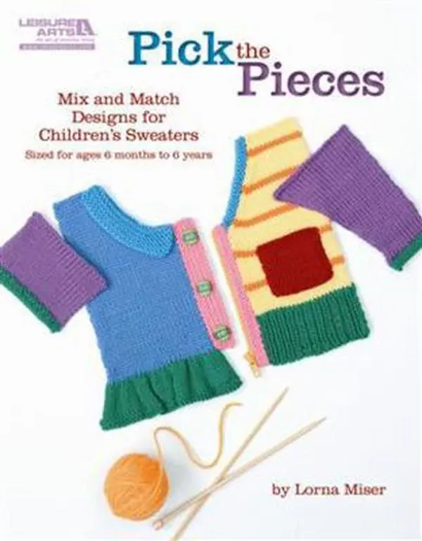 Used Knitting Book for Beginners: 12 Complete Sweater Patterns, 48 Mix-and-Match Sweater Designs, Yarn Projects Sized for 6 Mos.-6 Yrs. by Lorna Miser (Paperback), Softcover