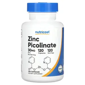 Nutricost Zinc Picolinate, 30 mg, 120 Capsules