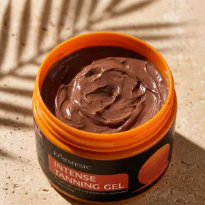 Carroten Intensive Tanning Gel | Browning Tan Accelerator | Non-Greasy, Water-Resistant with Carrot & Coconut Oil | Vitamin A & E For Moisture & Hydration | 5 Fl Oz