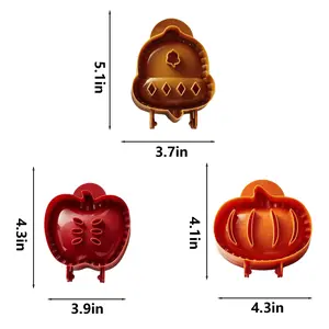 3-piece pie mold set-perfect for fun and easy homemade pies fot thanksgiveing and christams.