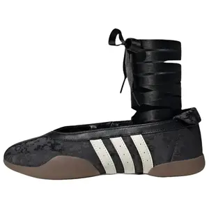 Adidas Women's Taekwondo Mei Ballet Sneakers - Black, White, Gum Colorway