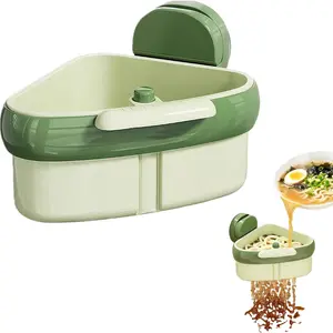Triangular Sink Caddy with Suction Cup (Green)