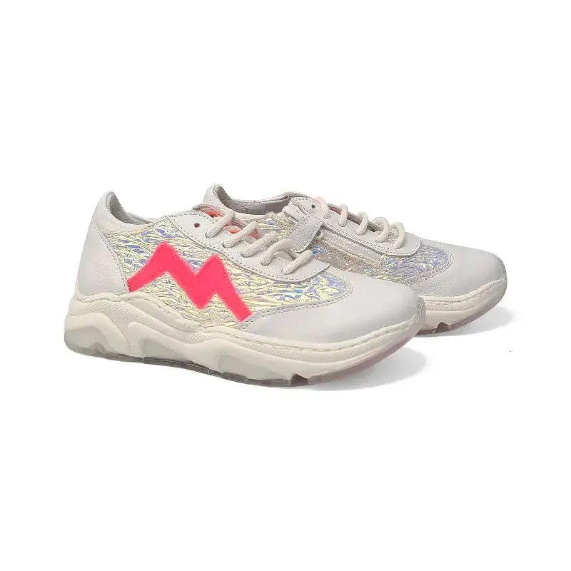 MAA Chunky Rainbow Foil Lace Sneaker