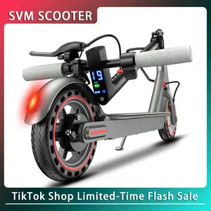 Electric Scooter 350W Motor,19 MPH Max Speed,12 Miles Range,8.5'' Foldable Scooter for Adults with APP,Foldable Commuter Scooter