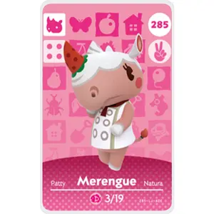 Merengue - Villager NFC Card for Animal Crossing New Horizons Amiibo
