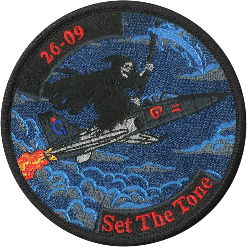26-09 Set the Tone Embroidered Patch