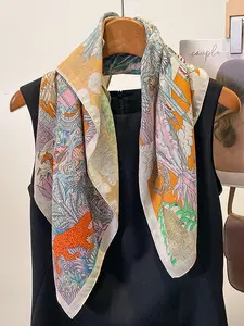 Animal Print Fashion Scarf, Versatile Multifunctional Shawl, Warm Neck Protector, Stylish Accessory for Cold Weather