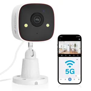Jennov Outdoor/Indoor Security Cameras 5Ghz/2.4Ghz, 2K HD WiFi/Color Night Vision/AI Human Motion Detection /2-Way Audio/IP66 Waterproof Pet Dog Cat Baby Monitor Camera for Home Security