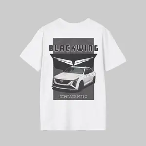 Cadillac CT5-V Blackwing T-Shirt Sweatshirt Hoodie 2 Sided - American Muscle Car Tee Gift for Car Lovers