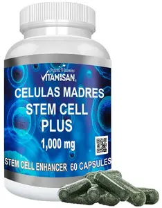 NEW STEM CELL ENHANCER 60 CAPS, REGENEX CELULAS MADRES MADRE 1000 mg