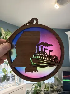 Mississippi Suncatcher for Sunny Window