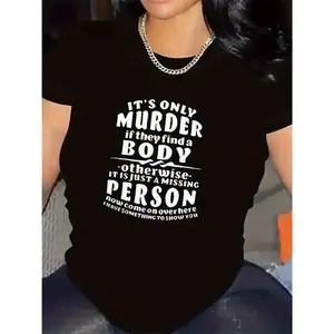 Crew Neck T-Shirt for Home or Restaurant, Durable