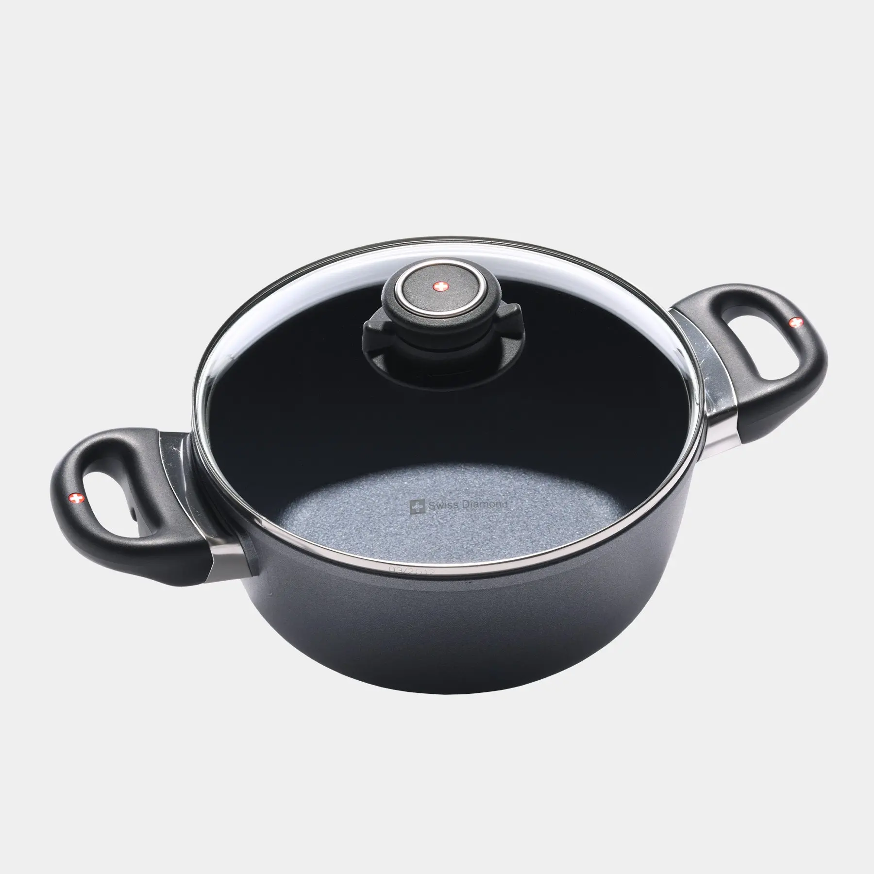 HD Nonstick Casserole with Glass Lid - Induction | Made in Switzerland