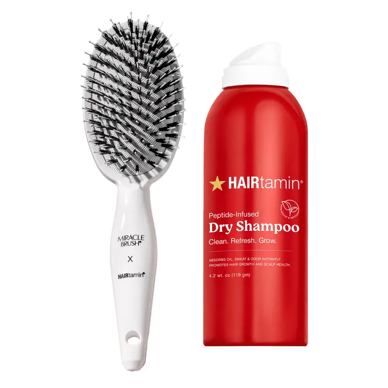 Miracle Brush + Dry Shampoo