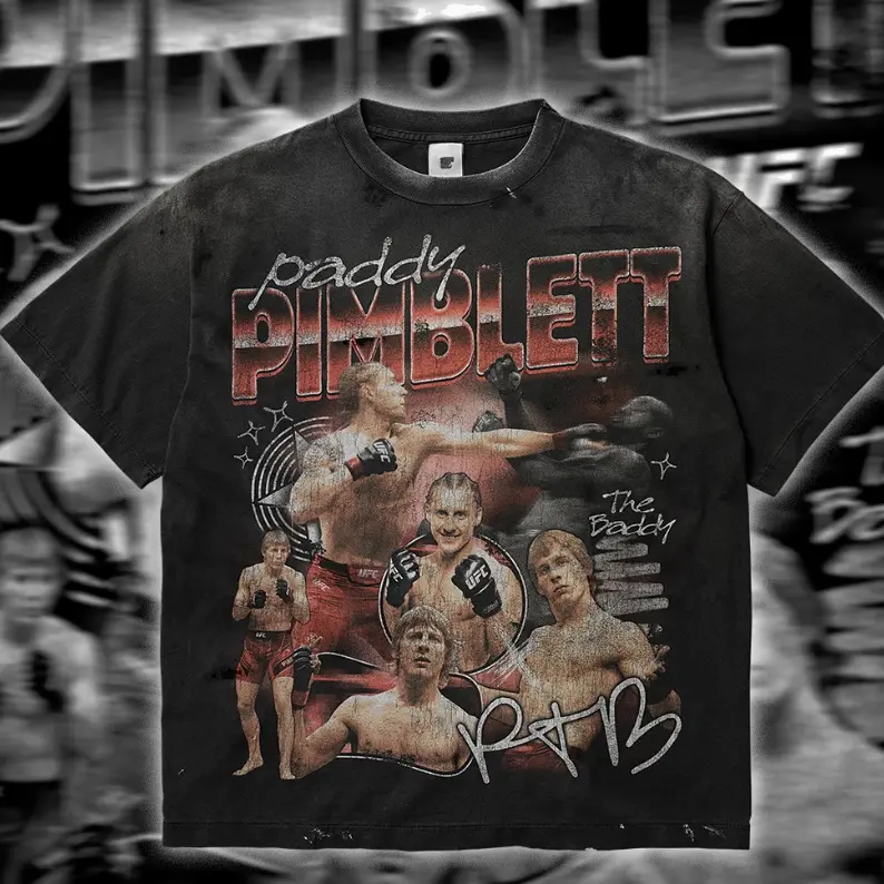 Paddy “The Baddy” Pimblett shirt,   Fashion Cotton, Full Colors, Full Sizes, For Men, For Women
