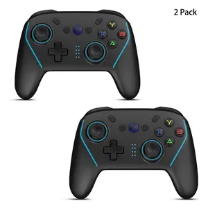 X8 2 Pack   Pro Controller Dual Pack,  Gamepad for  /OLED/Lite/ 2, PC, Android, iOS - Hall Effect Joystick No Drift, Dual Vibration, Turbo, 2  Macro