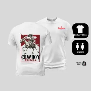 Cowboy Killer Marlboro 90s T-Shirt, Vintage 2000s Graphic Western Shirt, Retro Cowboy Tee, Rodeo Relaxed Adult Unisex Shirt, Wild West Gift