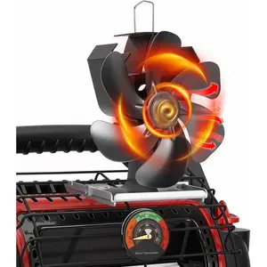 Stove Fan Heat  Fireplace Fan with   Thermoelectric Fan for   Stove/Pellet/Log Burner