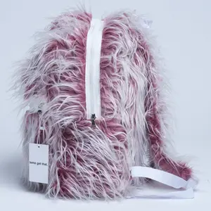 Fur Backpack (minx)- Purple