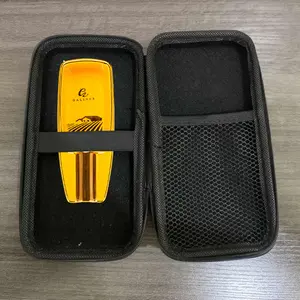 Portable Guba cigar box, with cigar box and waterproof fumigator system (cigar storage bag + yellow ashtray), can hold 8 cigar (artificial) - travel-friendly cigar rack, ideal for men's cigar and storage gift box