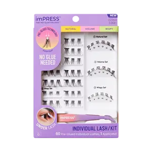 imPRESS Falsies Pre-Glued Individual Lashes Kit